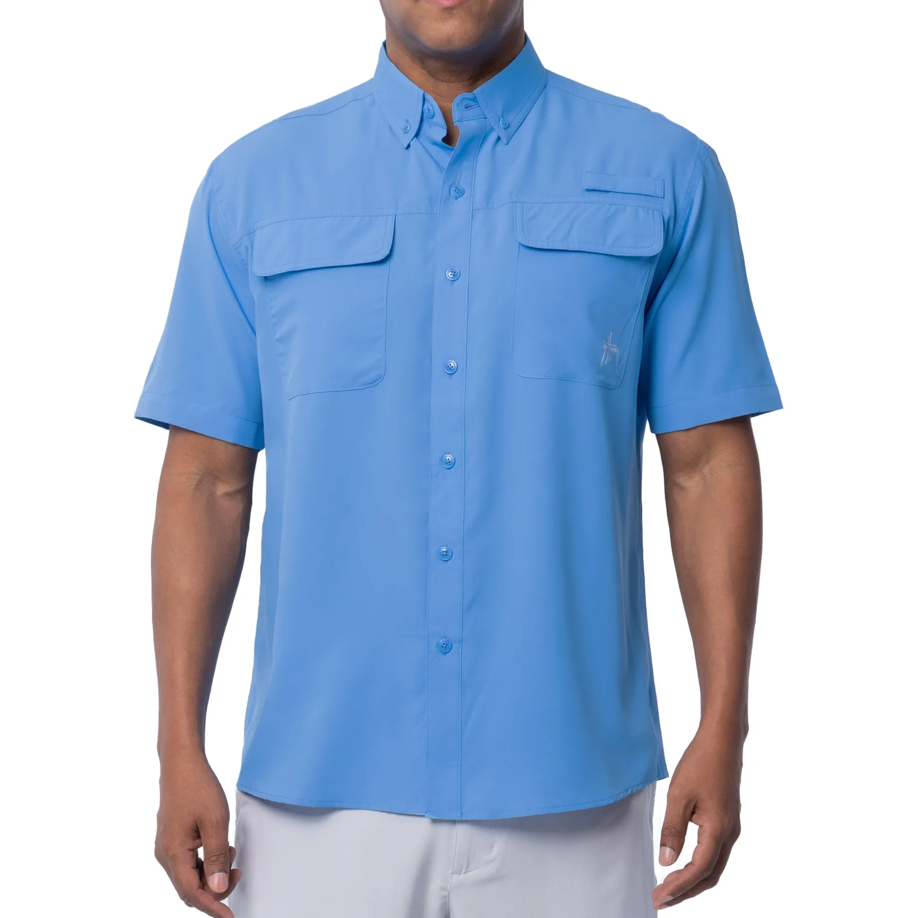 Men's Core Solid Short Sleeve Fishing Shirt