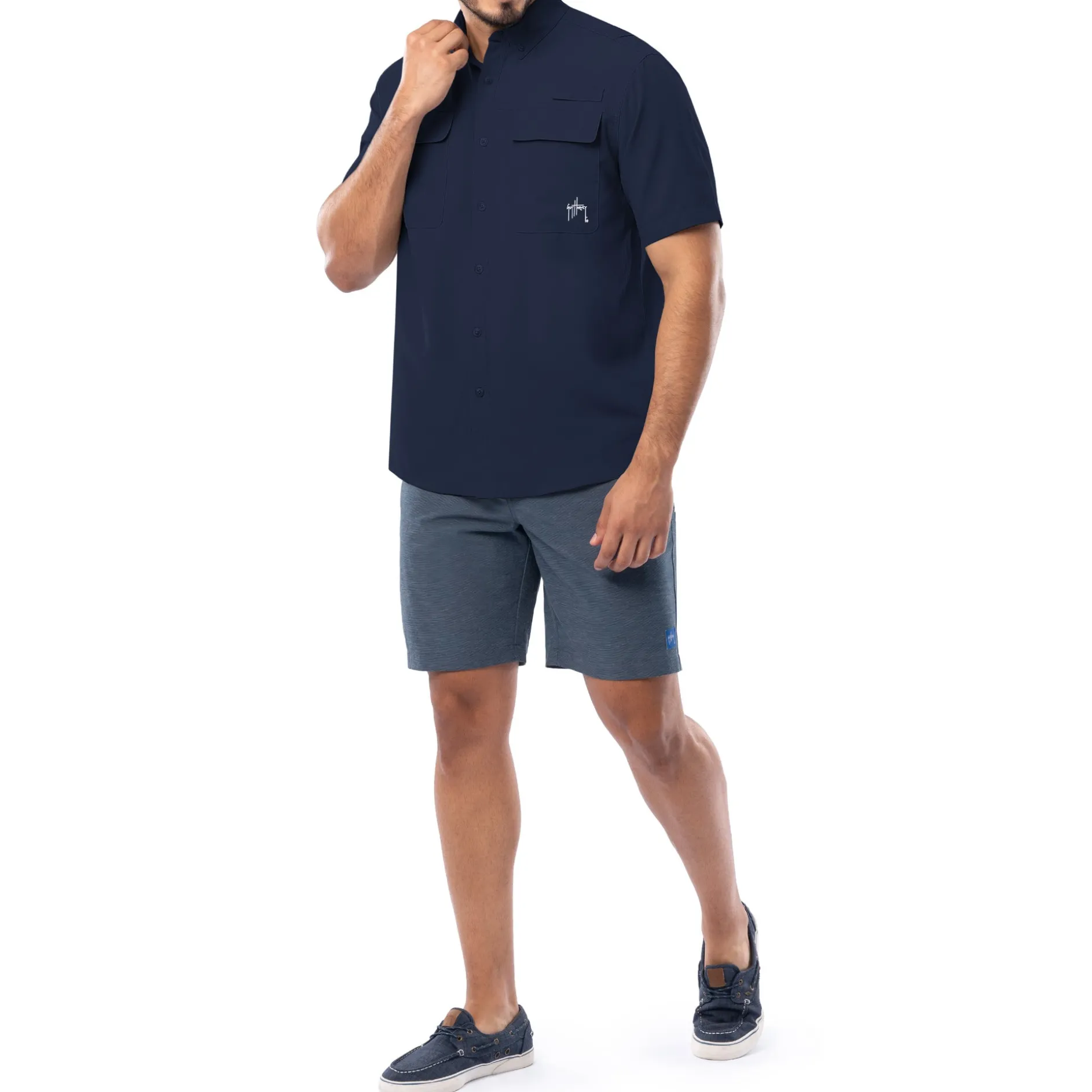 Men's Core Solid Short Sleeve Fishing Shirt