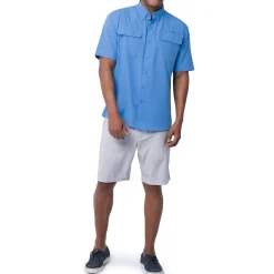 Men's Core Solid Short Sleeve Fishing Shirt