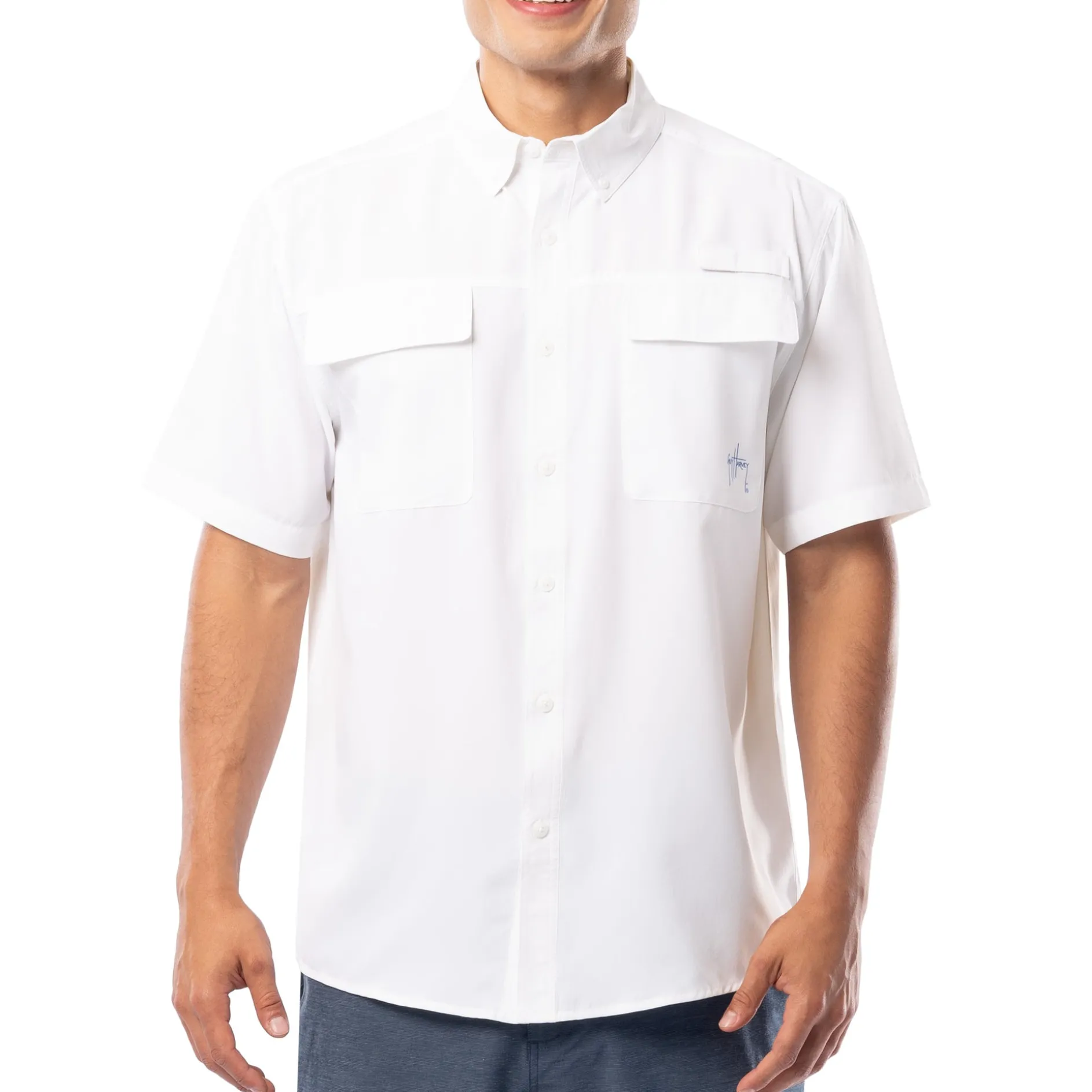 Men's Core Solid Short Sleeve Fishing Shirt