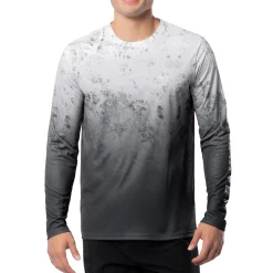 Men's Dark Whitecap Camo Long Sleeve Performance Shirt