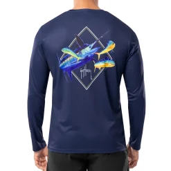 Men's Diamond Blue Performance Sun Protection Top
