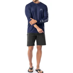 Men's Diamond Blue Performance Sun Protection Top
