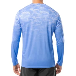 Men's Glass Camo Long Sleeve Performance Shirt