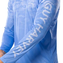 Men's Glass Camo Long Sleeve Performance Shirt