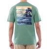 Men's Green Horizon Short Sleeve T-Shirt