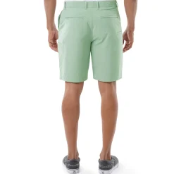 Men's Green Performance Hybrid Short 4-Way Stretch