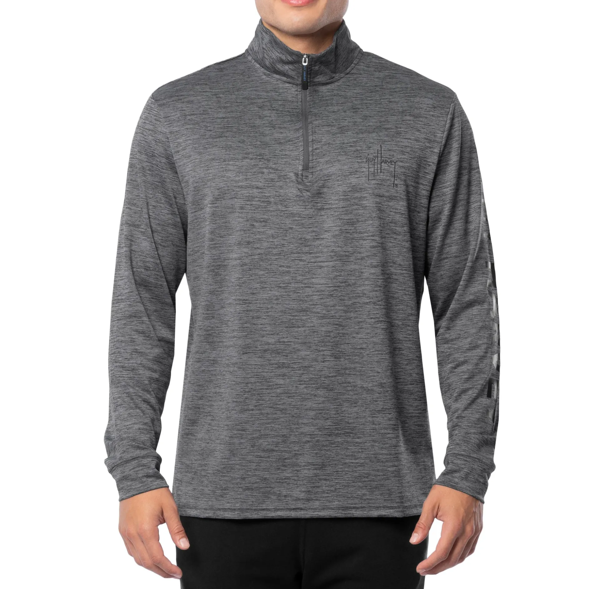 Men's Grey Lightweight Quarter Zip
