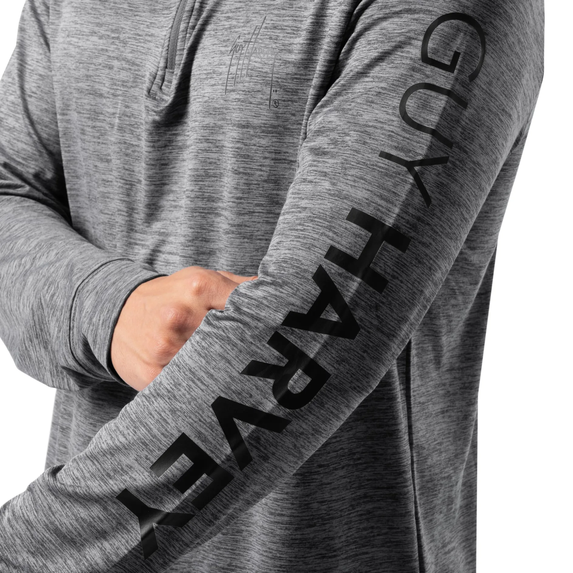 Men's Grey Lightweight Quarter Zip