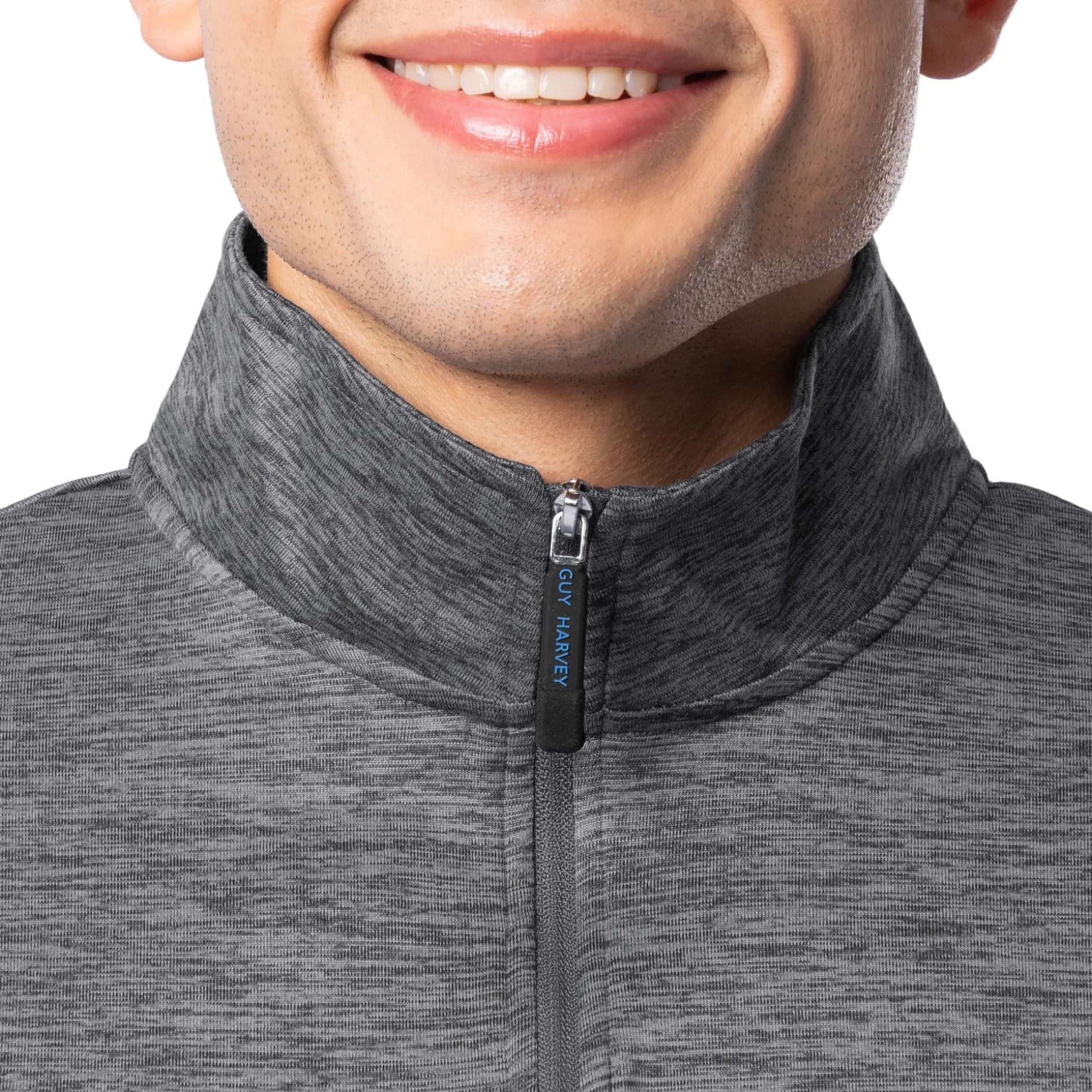 Men's Grey Lightweight Quarter Zip