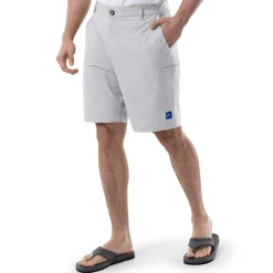 Men's Grey Performance Hybrid Short 4-Way Stretch