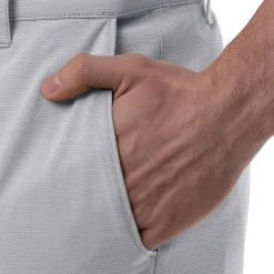 Men's Grey Performance Hybrid Short 4-Way Stretch