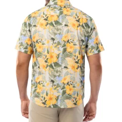 Men's Hibiscus Key Printed Resort Shirt