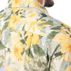 Men's Hibiscus Key Printed Resort Shirt