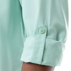 Men's Long Sleeve Heather Textured Performance Fishing Shirt