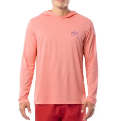 Men's Nautical Tuna Long Sleeve Performance Hoodie