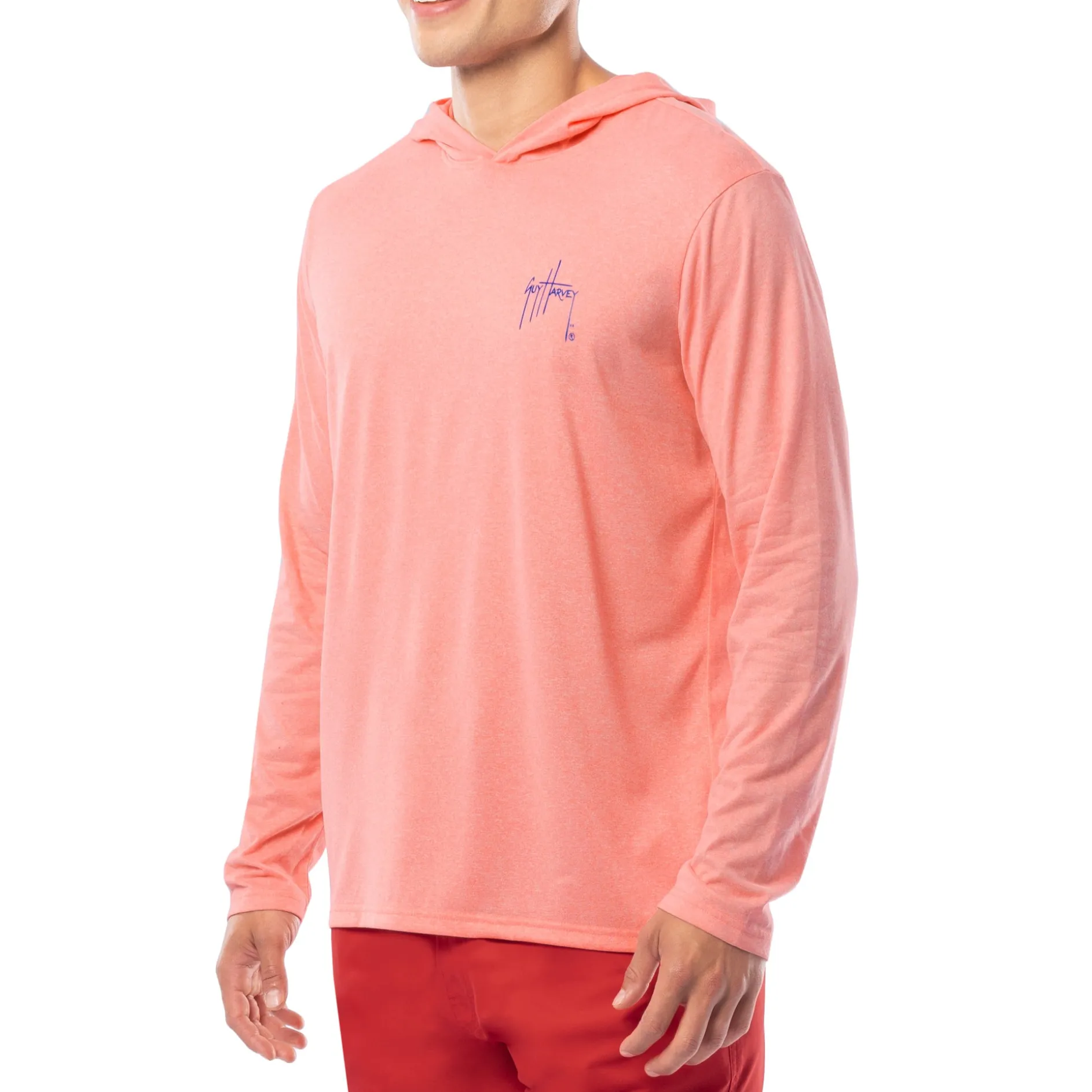 Men's Nautical Tuna Long Sleeve Performance Hoodie