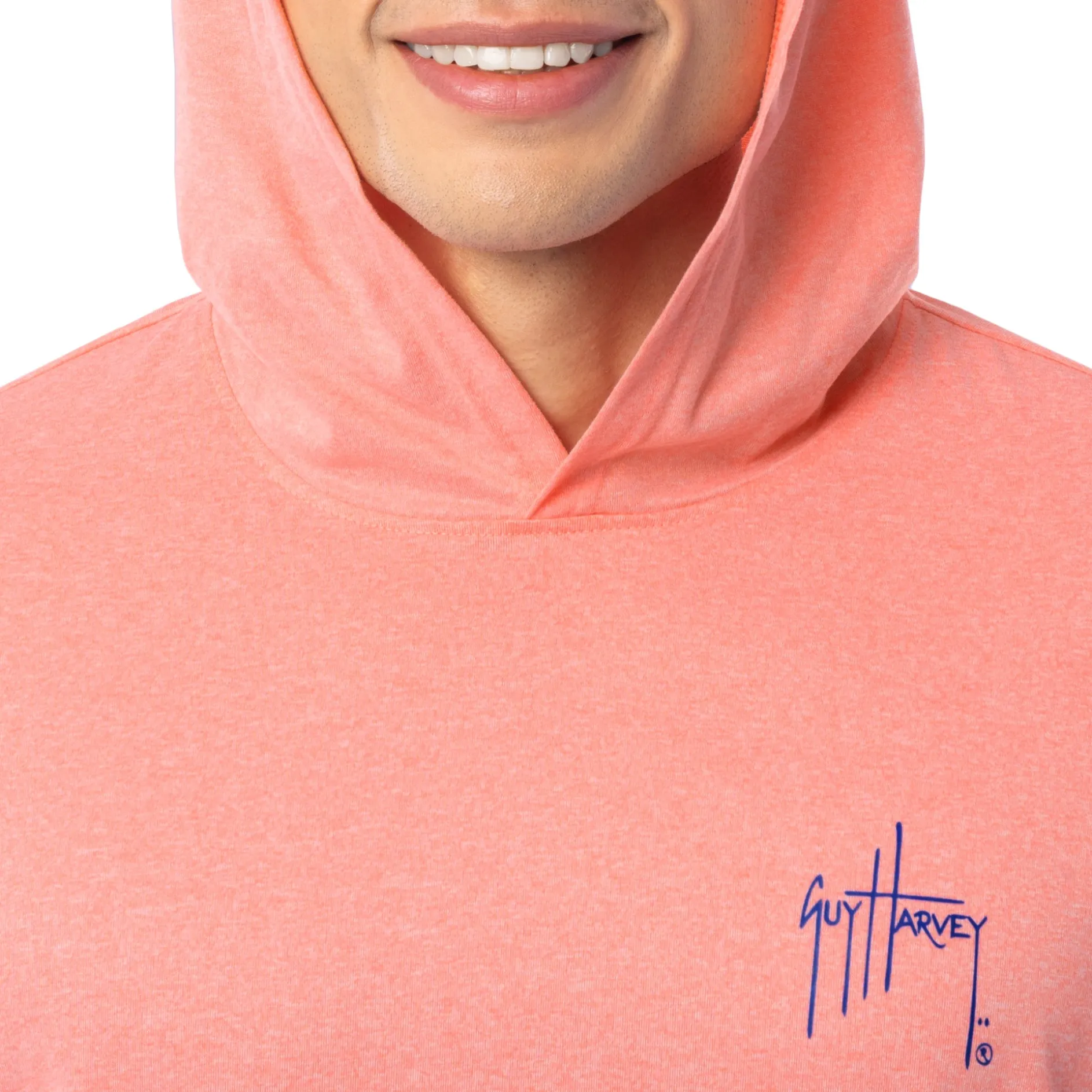 Men's Nautical Tuna Long Sleeve Performance Hoodie
