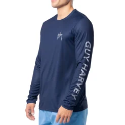 Men's Ocean Blue Performance Sun Protection Top