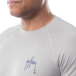 Men's Patriotic Billfish Long Sleeve Performance Shirt