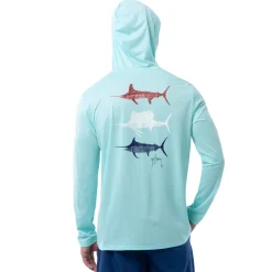 Men's RWB Scribble Long Sleeve Performance Hoodie