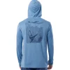 Men's Shark Sketch Long Sleeve Performance Hoodie