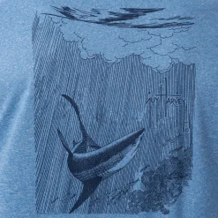 Men's Shark Sketch Long Sleeve Performance Hoodie