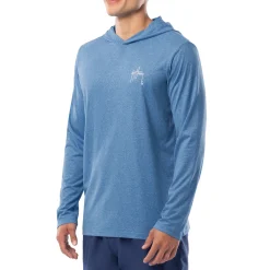 Men's Shark Sketch Long Sleeve Performance Hoodie