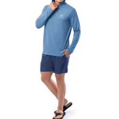 Men's Shark Sketch Long Sleeve Performance Hoodie