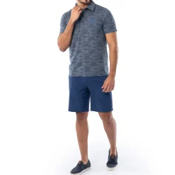 Men's Short Sleeve Bluewater Slam Jacquard Polo Shirt