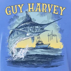 Men's Sketchy Blue Short Sleeve Pocket T-Shirt