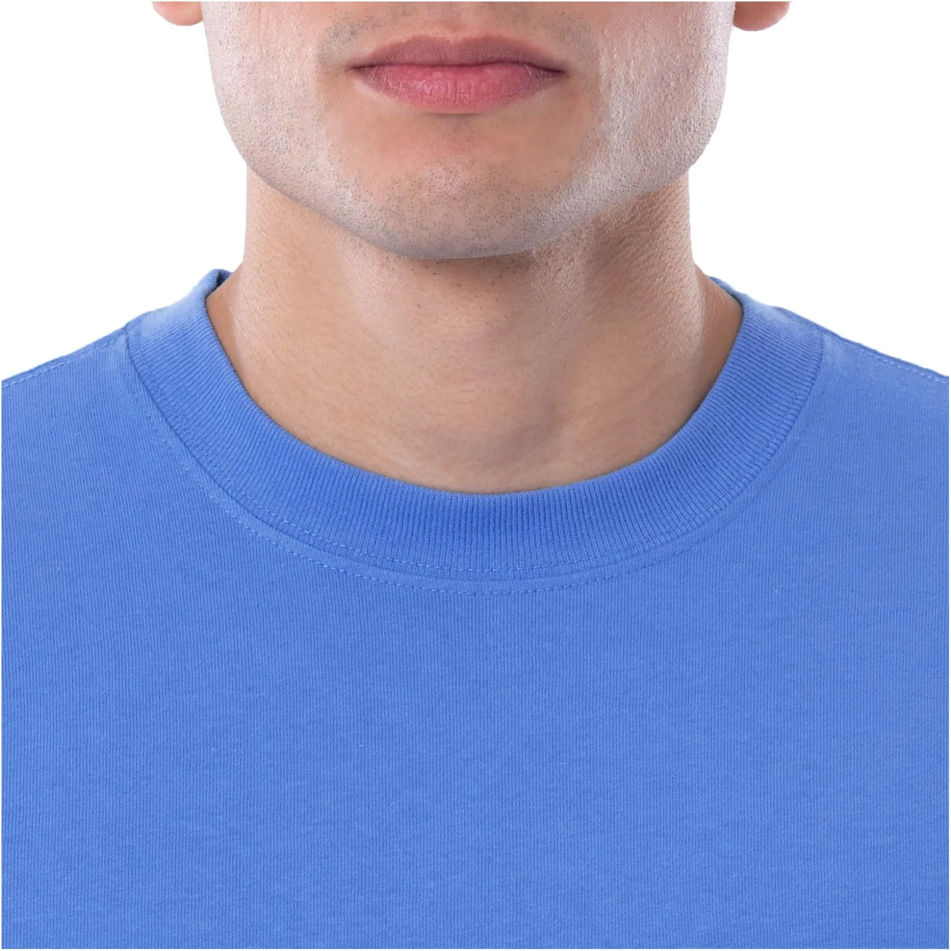 Men's Sketchy Blue Short Sleeve Pocket T-Shirt