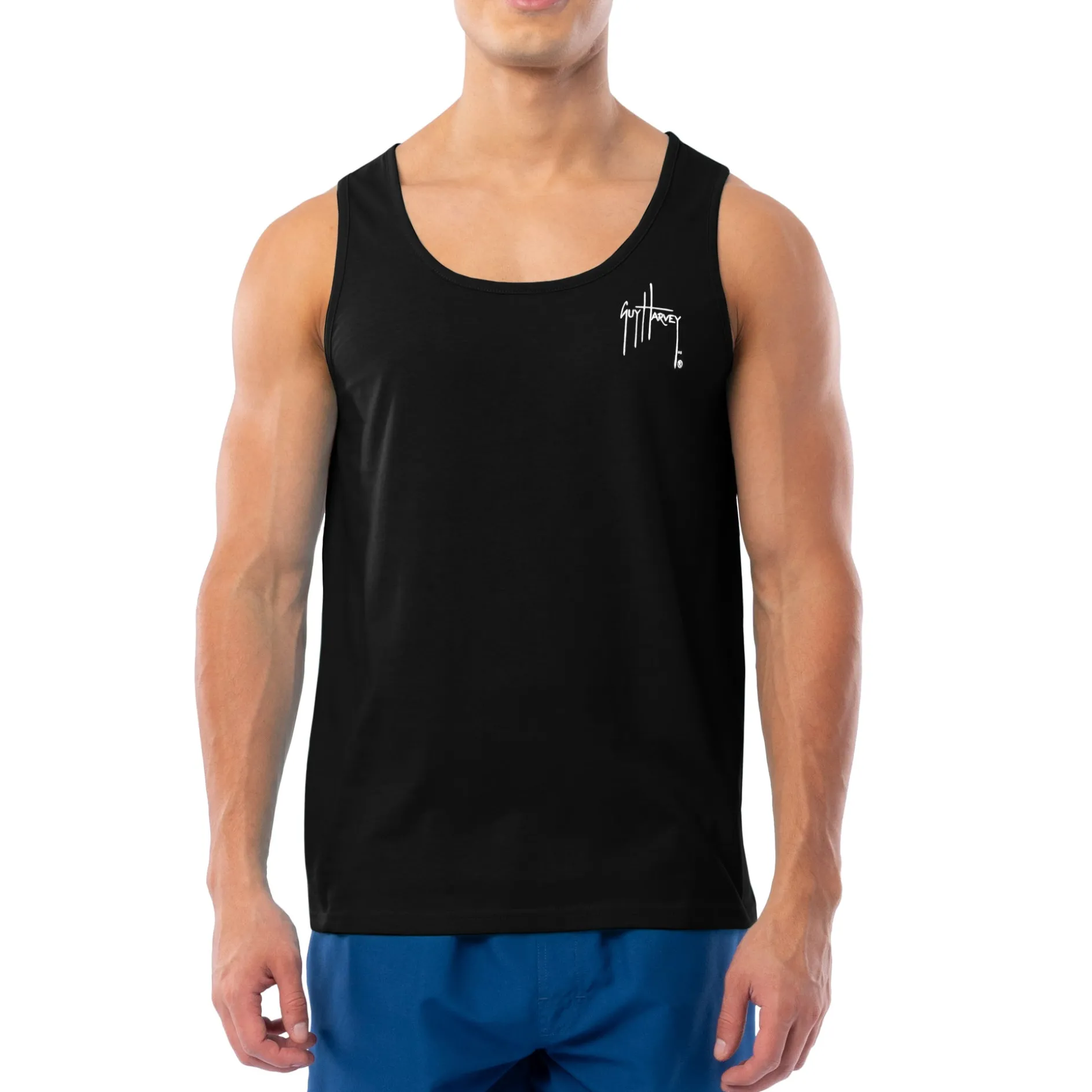 Men's Sketchy Blue Tank Top