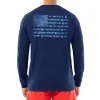 Men's Tonal USA Flag Long Sleeve T-Shirt