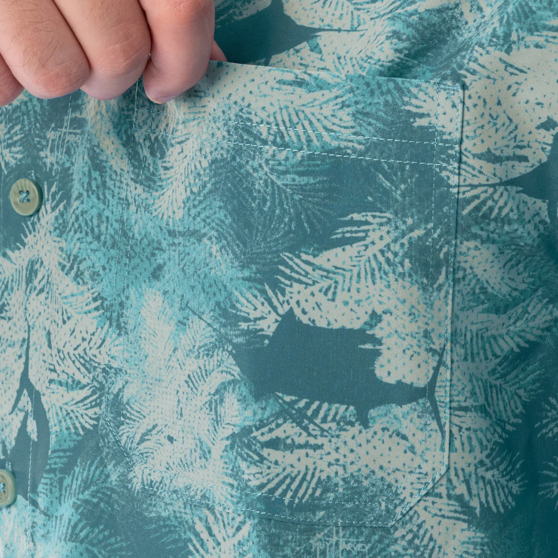 Men's Urban Palms Performance Fishing Shirt