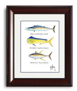 "Offshore Slam Species" Grande Mini Print