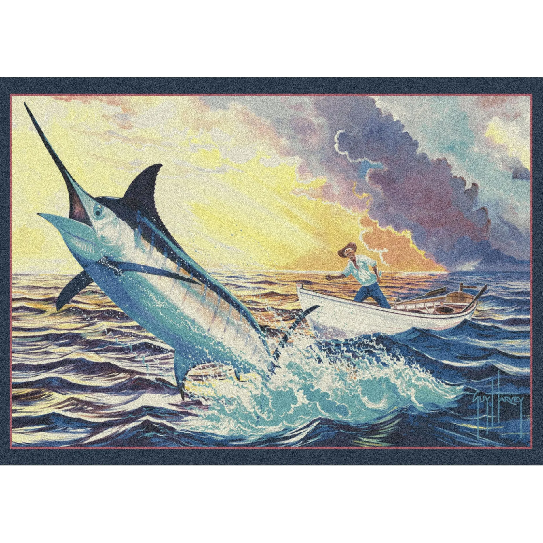 Old Man And The Sea Area Rug