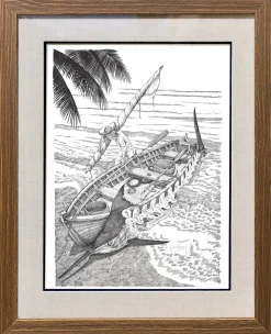 'OLD MAN' SET OF 8 BLACK AND WHITE FRAMED LITHOGRAPHS