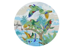 Parrots Medallion Mosaic - Large