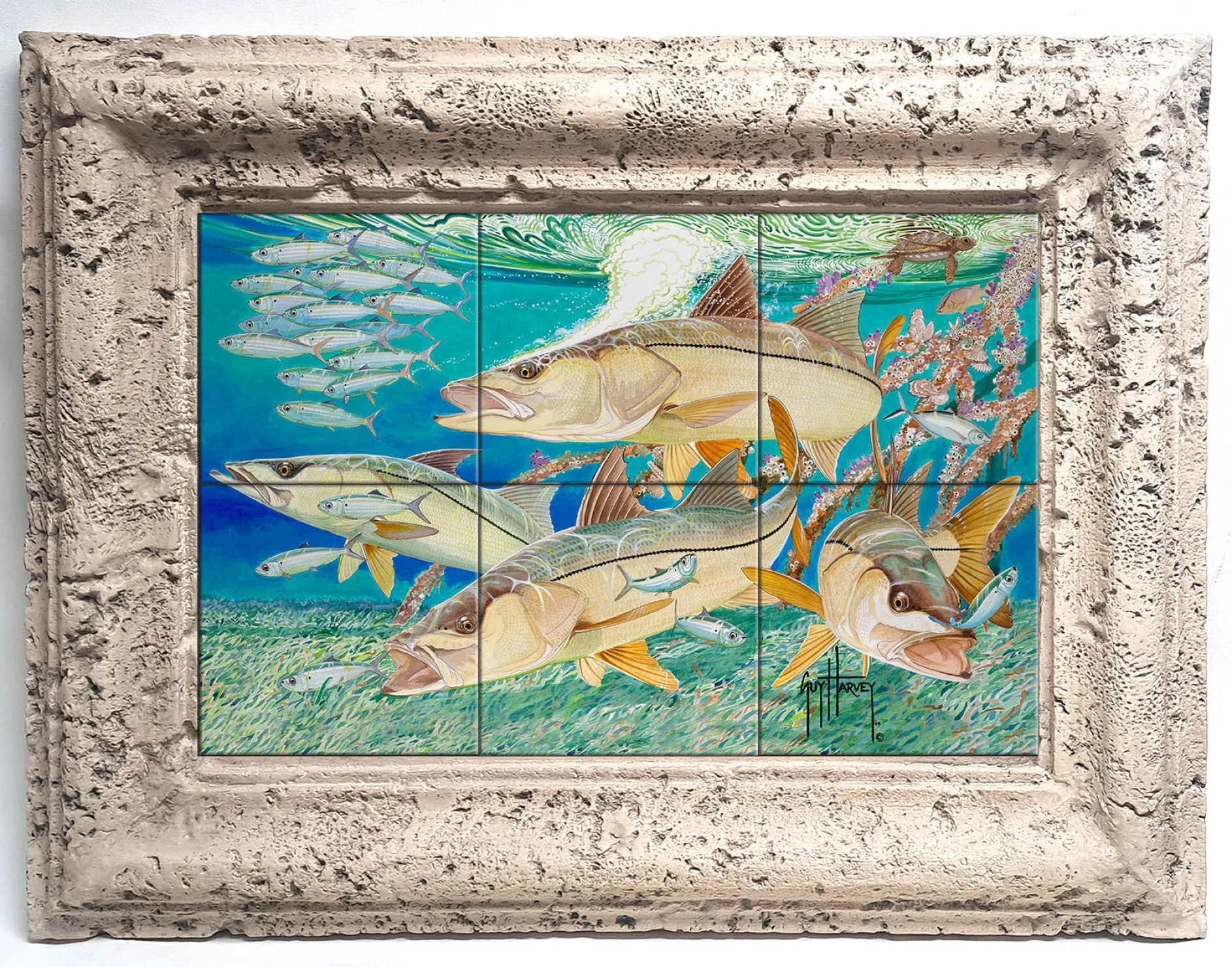 "Side-Liners" Tile Art