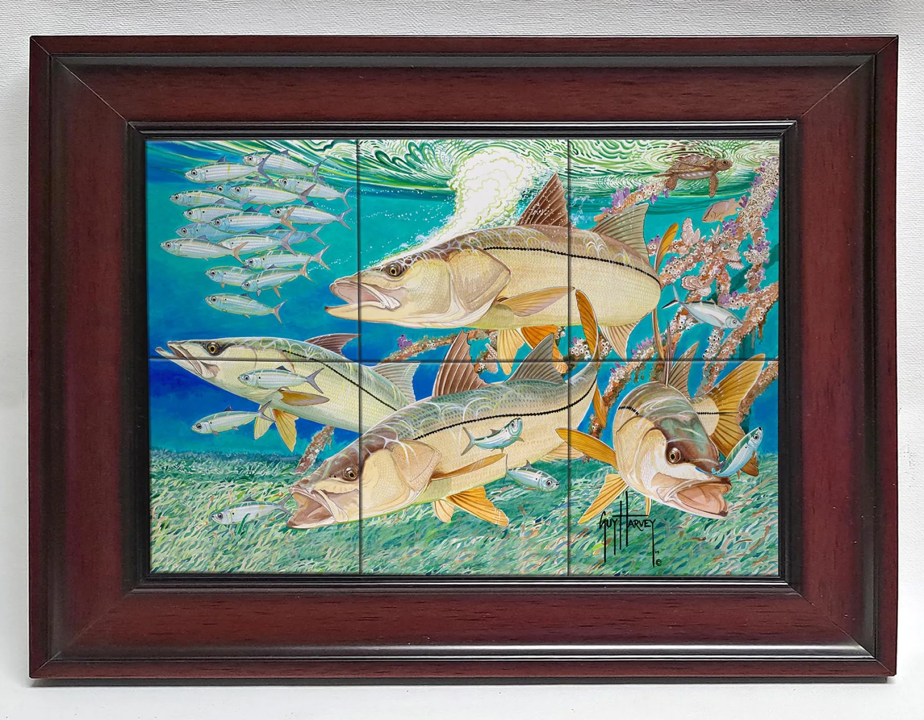 "Side-Liners" Tile Art