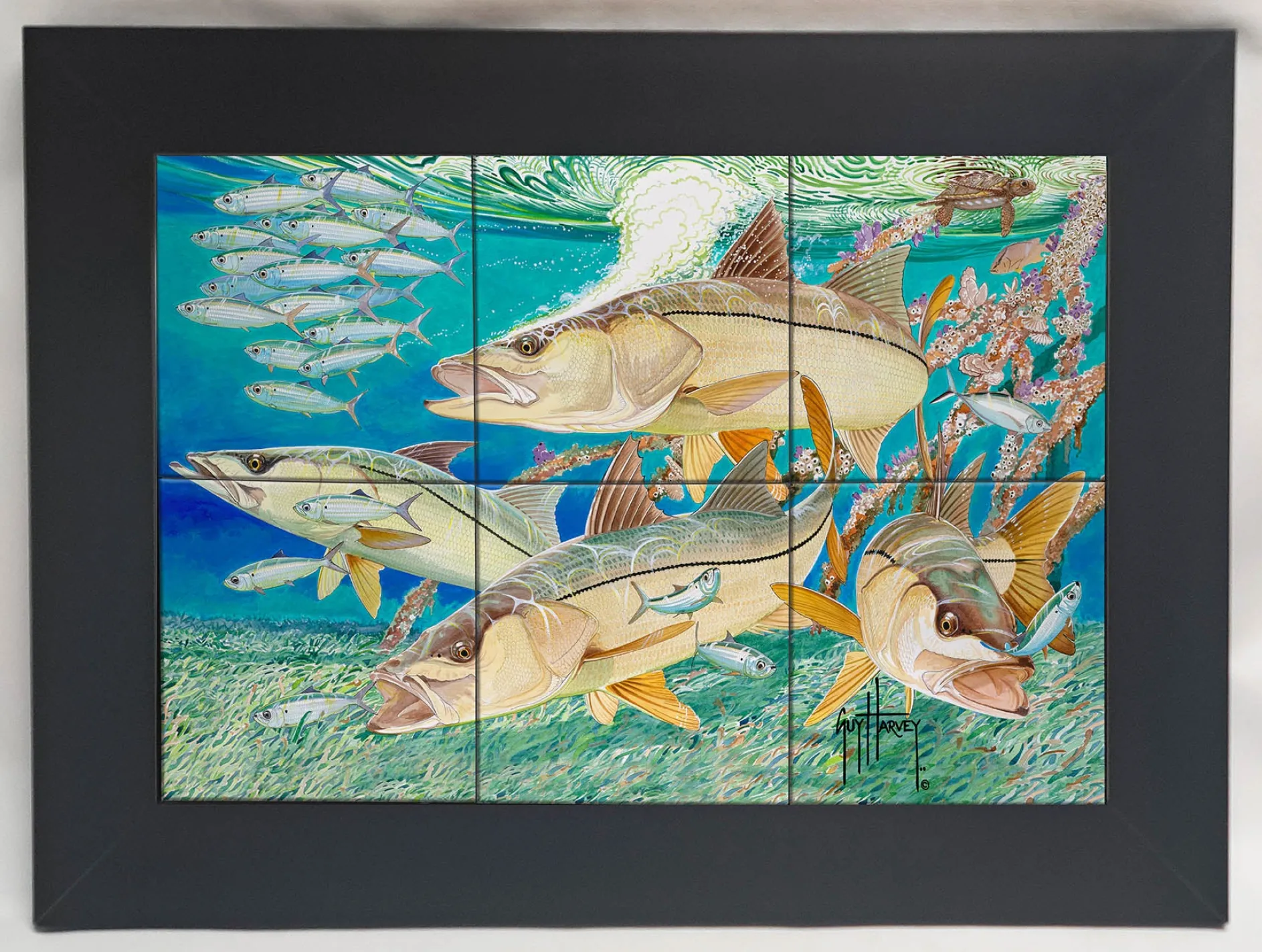 "Side-Liners" Tile Art