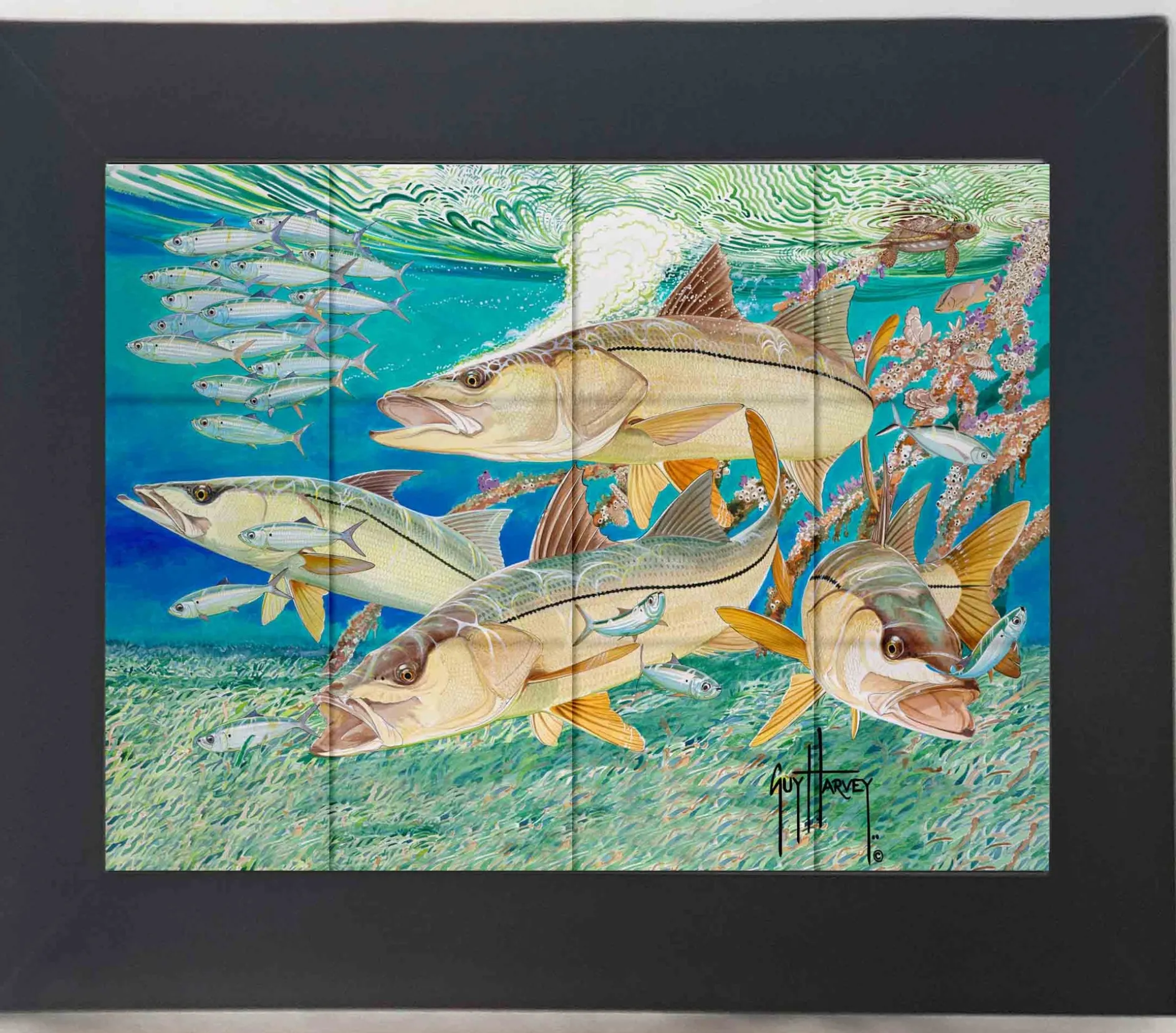 "Side-Liners" Tile Art