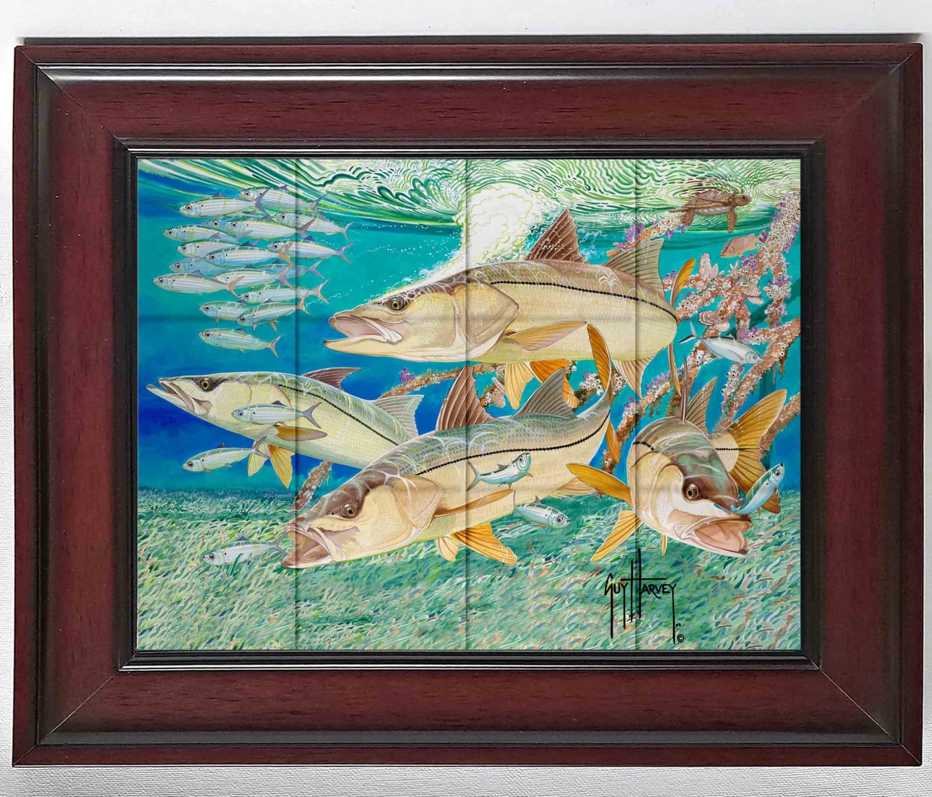 "Side-Liners" Tile Art