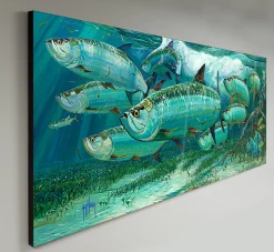 "Silver Kings" Aluminum Art