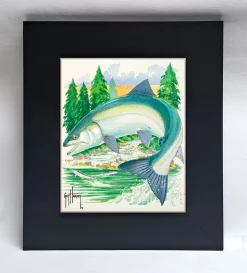 "Sockeye at Secluded Bay" Tile Art
