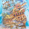 "Spanish Galleon" Aluminum Art