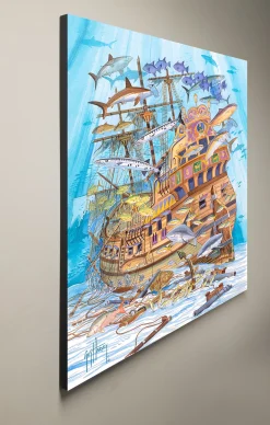 "Spanish Galleon" Aluminum Art