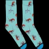 Spiny Lobster Blue Socks