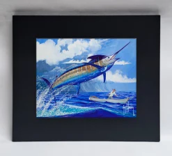 "Stormy Blue" Tile Art